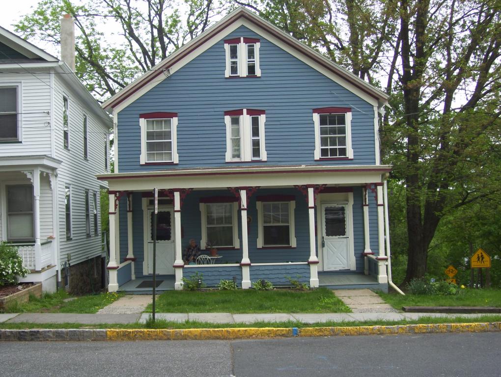 Wonderful in town side by side duplex each unit has 2br, third floor has two add. finished rooms, new kitchen w/stainless steel appl,  wood floor freshly painted, 14 is currently vacant, 16 is leased 