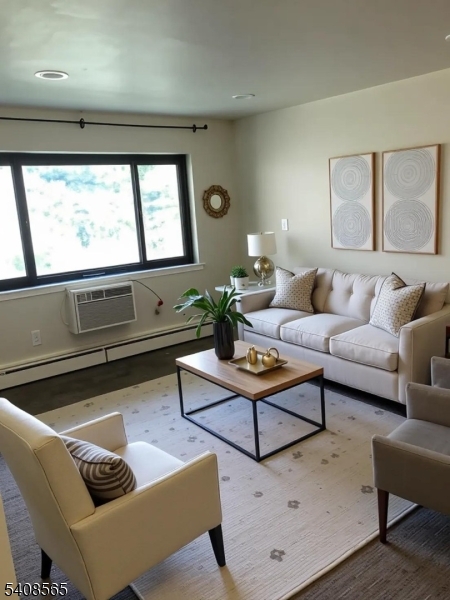 Living Room Virtually staged