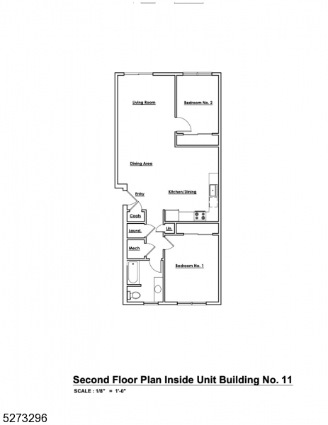 2ND FLR INSIDE UNIT FLOOR PLAN