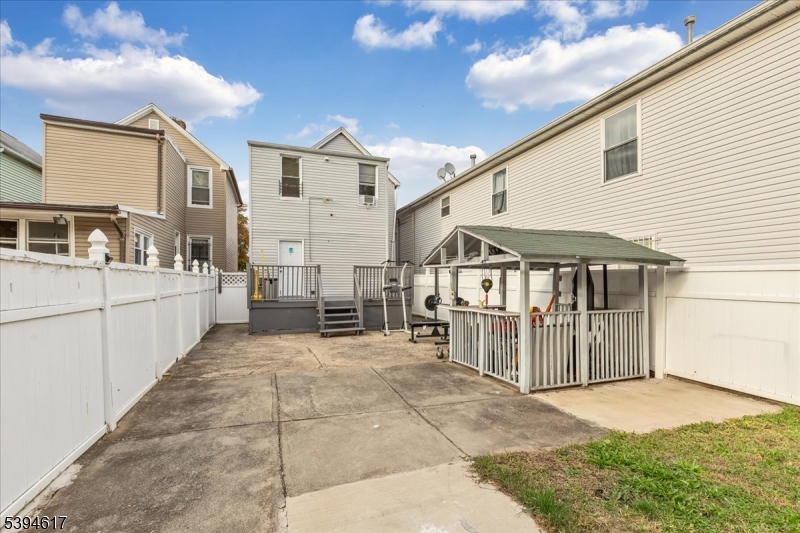 Backyard deck patio gazebo