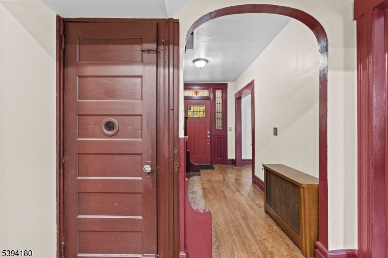 Front View Basement door with portal window detail
