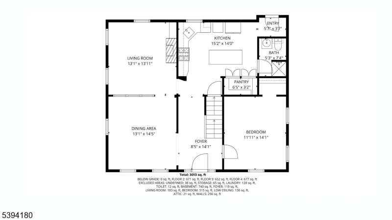 Front Floor Plan- First Level