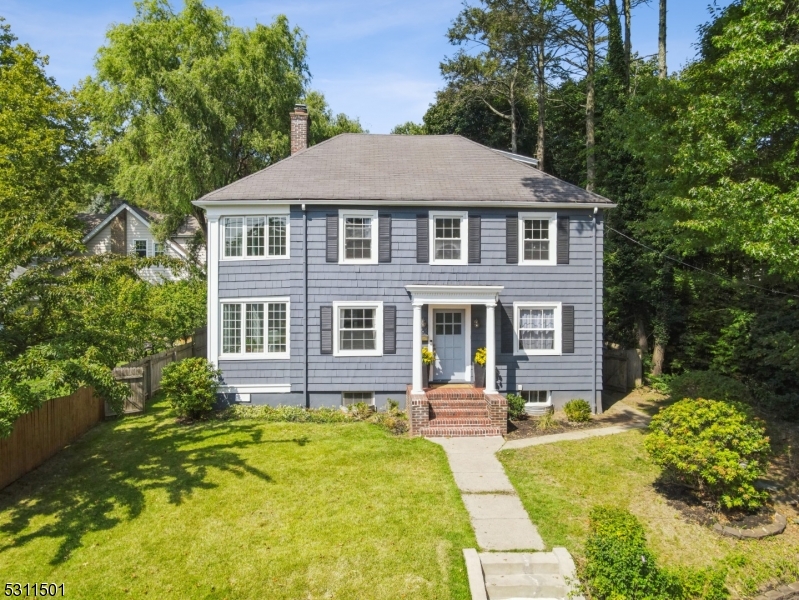 Classic Montclair Colonial with freshly painted exterior