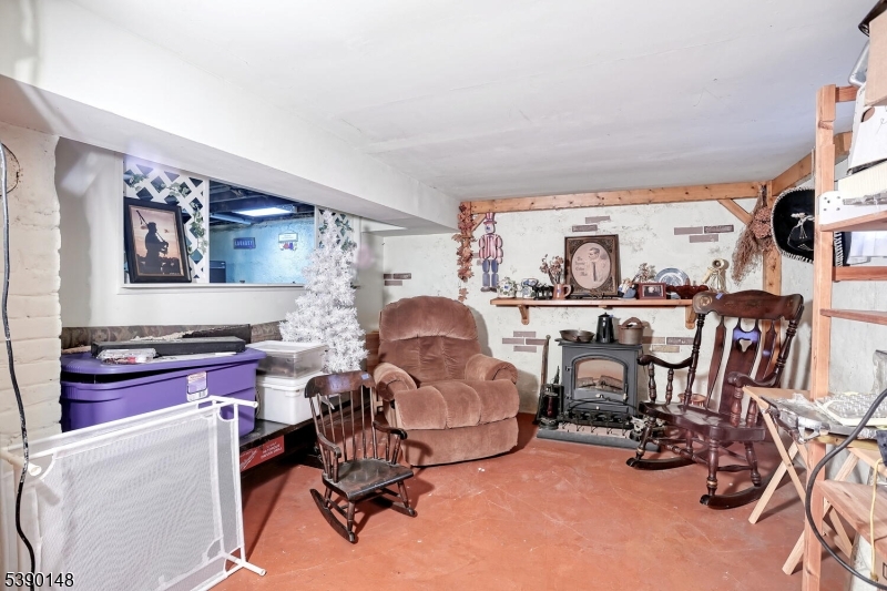 Basement sitting area