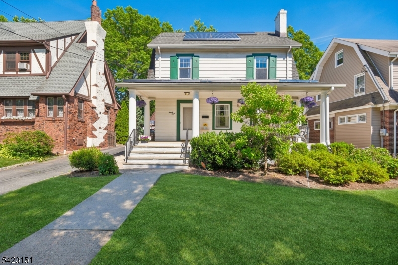 front of the house
