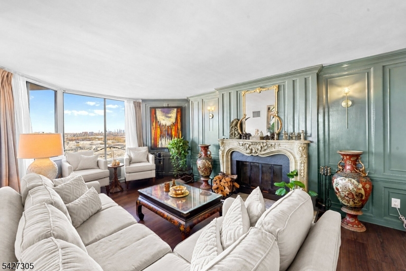 Staged Fireplace