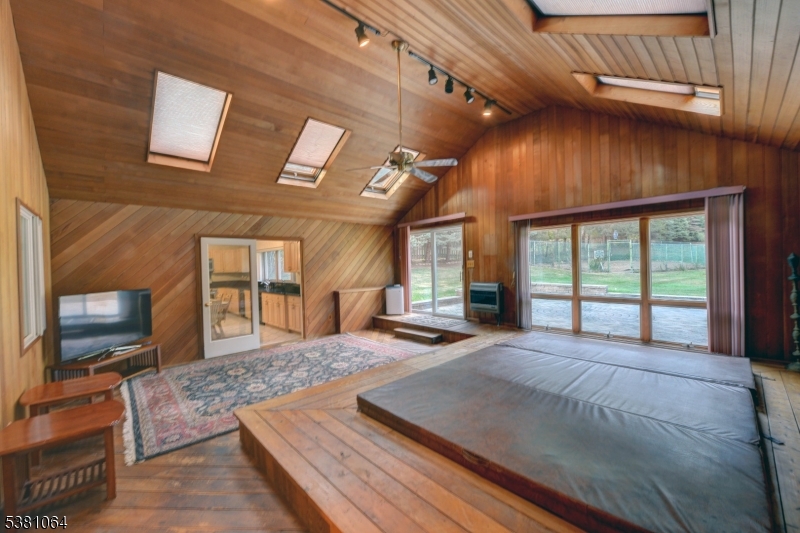 large spa room Spa room has sliders to the patio.