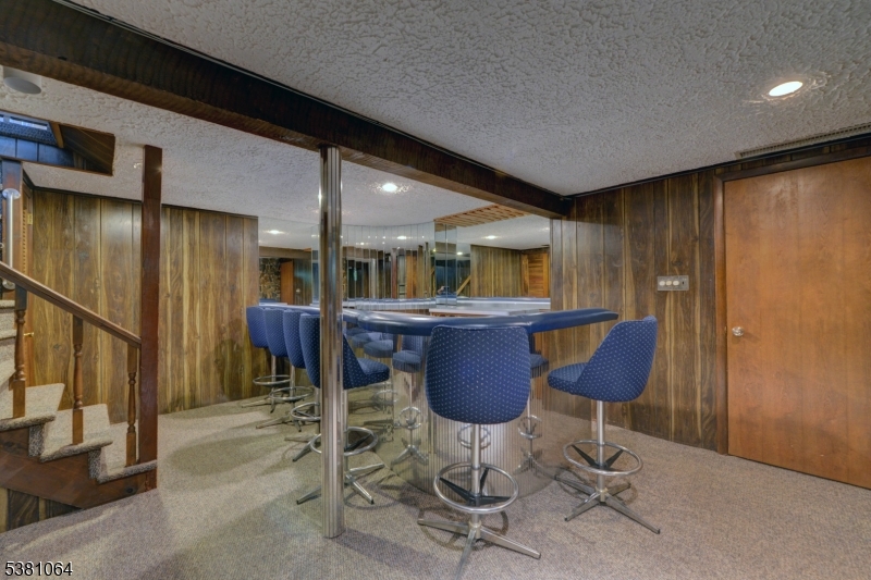 lower level bar area