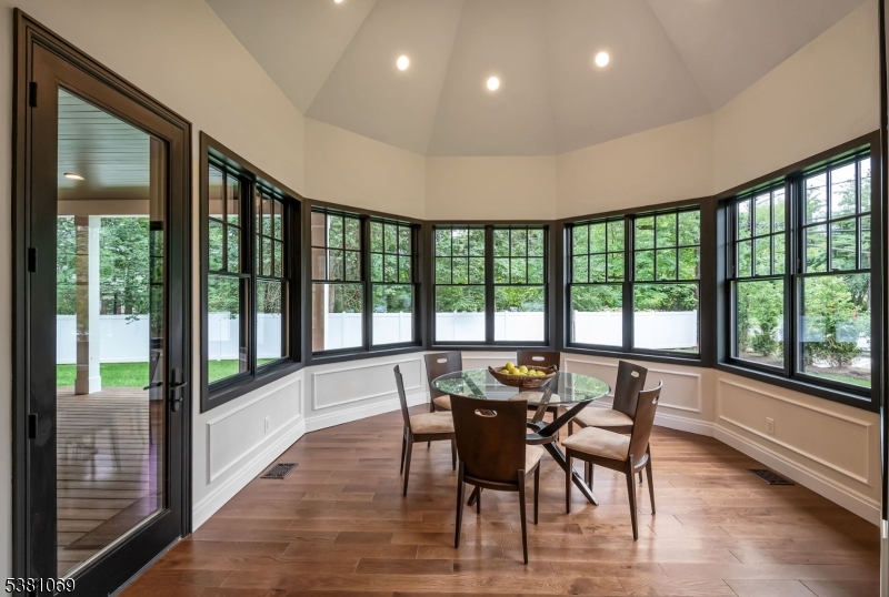 Dining Room Sunset Views and Additional Access to the Outdoor Space
