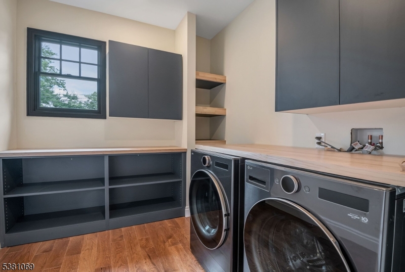 Laundry Room Laundry with Folding Section