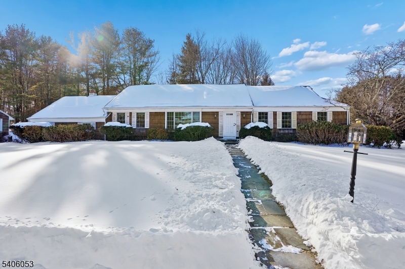 Walkway from circular drive