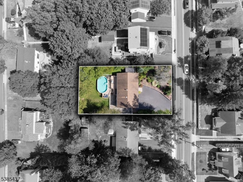 Set back from the road