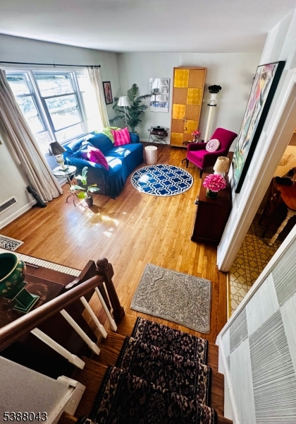 Living Room from top of stairs