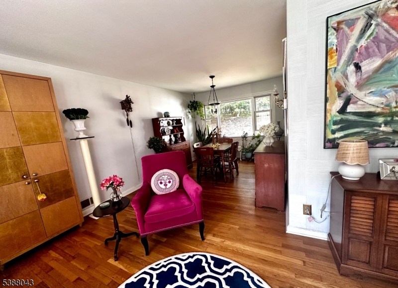 Living Room into Dining Room Living Room into Dining Room