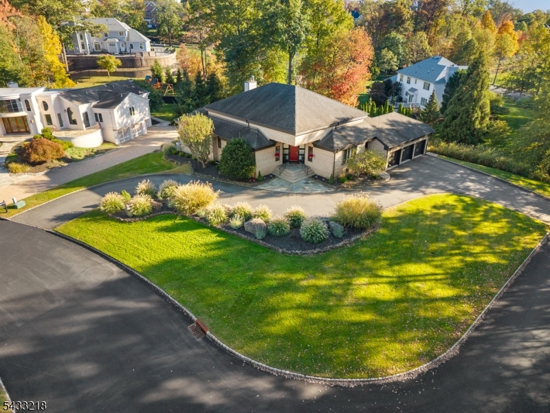 Aerial View of House
