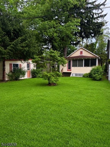 house and garage