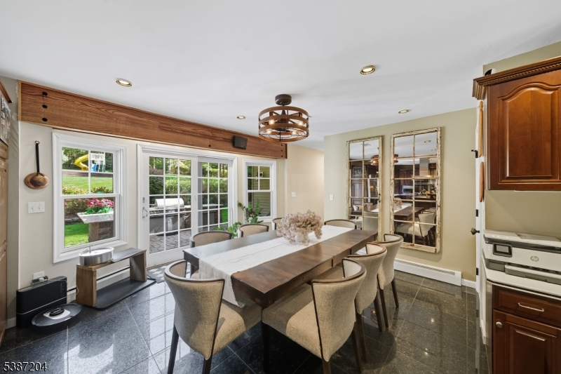 Kitchen. Eat in area with patio doors to the rear patio.