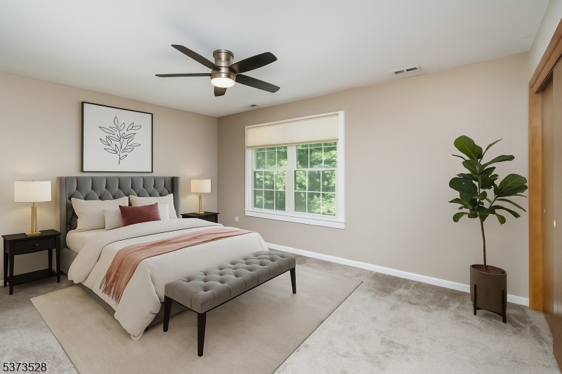 Virtually Staged Bedroom