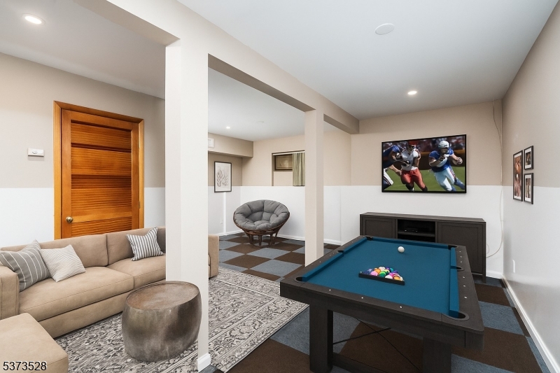 Virtually Staged Rec Room