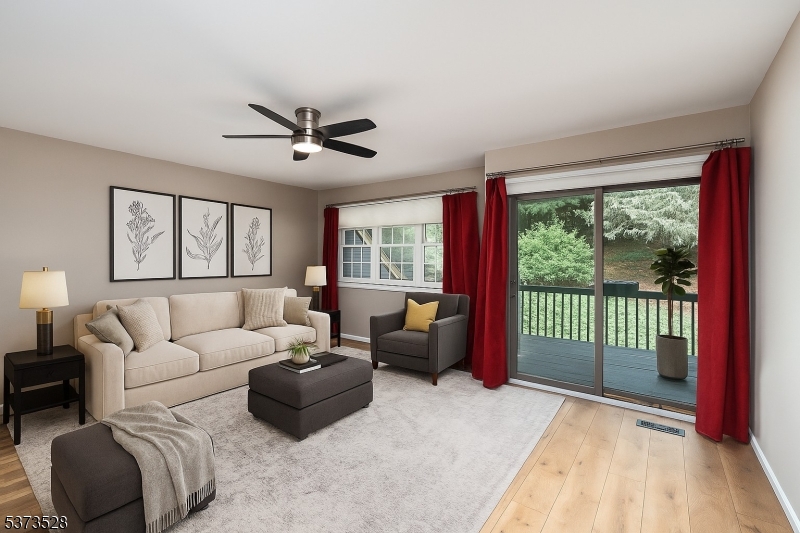 Virtually Staged Living Room