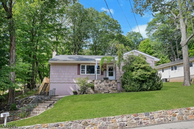 The home offers lovely curb appeal!