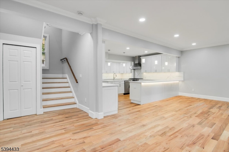 Entryway stairs to first floor