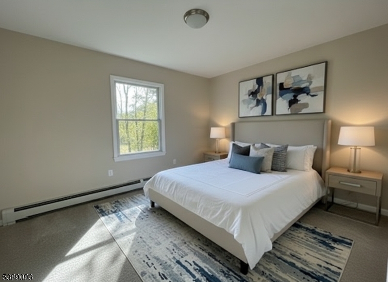 virtually staged bedroom