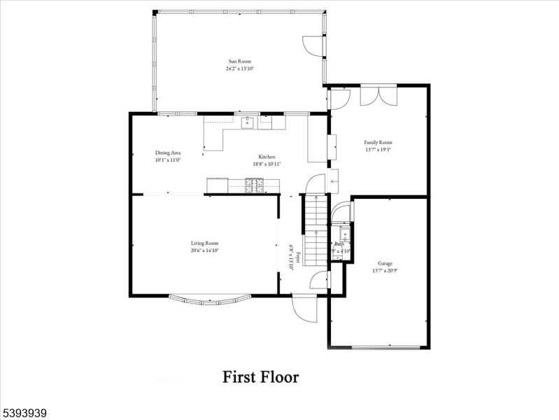 Main Level Floor Plan
