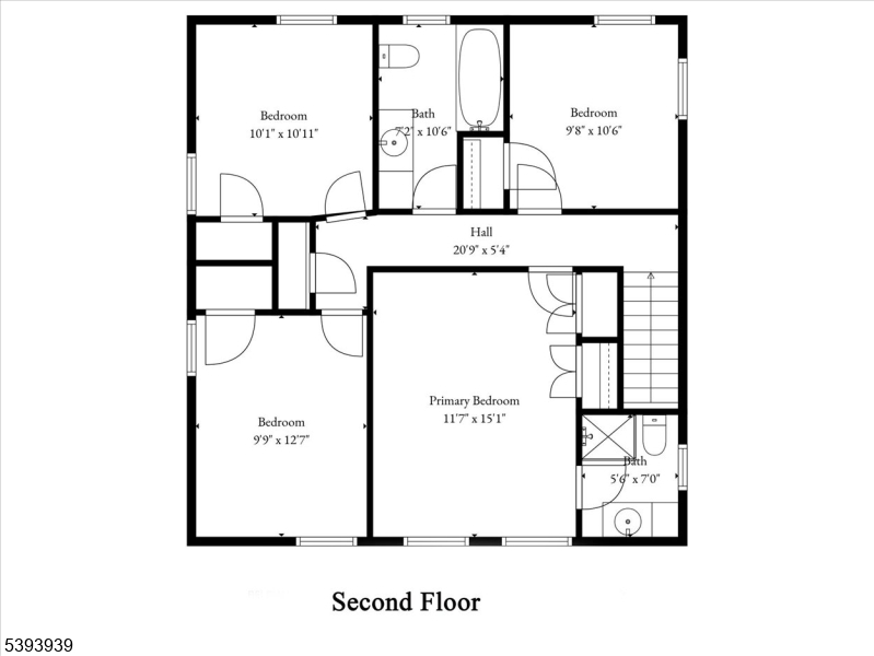 Second Floor Floor Plan