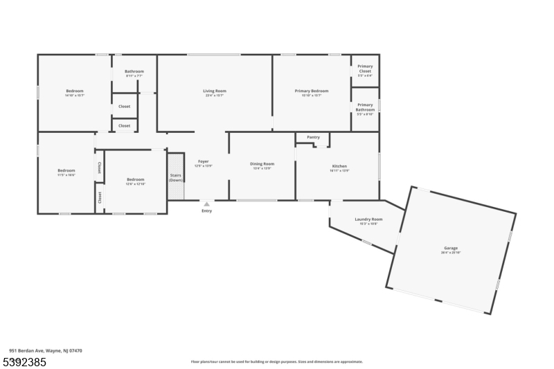 Main Level Floor Plan