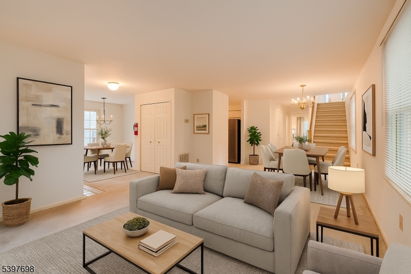 Living Room Virtually Staged