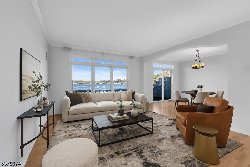 Living to dining sunrise view