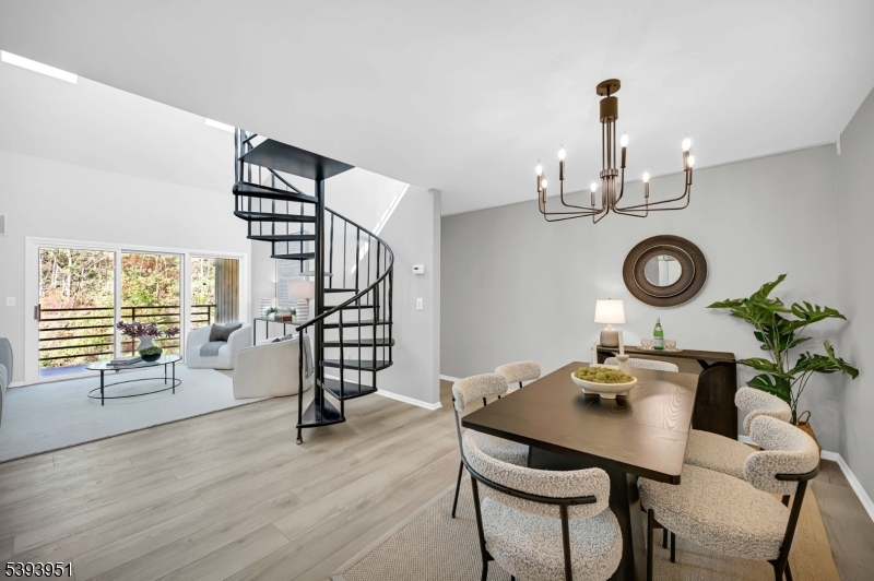 Dining open to living area