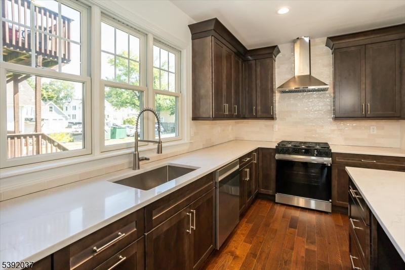Kitchen Custom Exhaust Fan Wood Cabinets