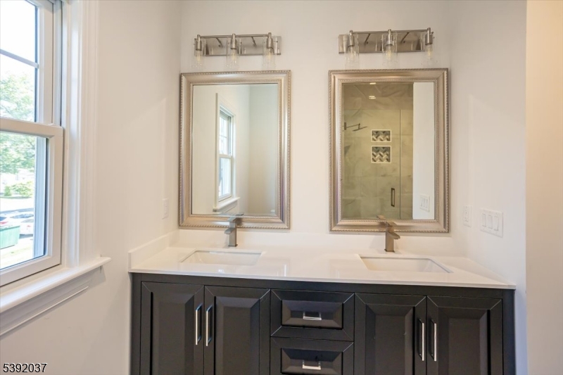 Primary Bathroom Double Sinks and Mirrors!