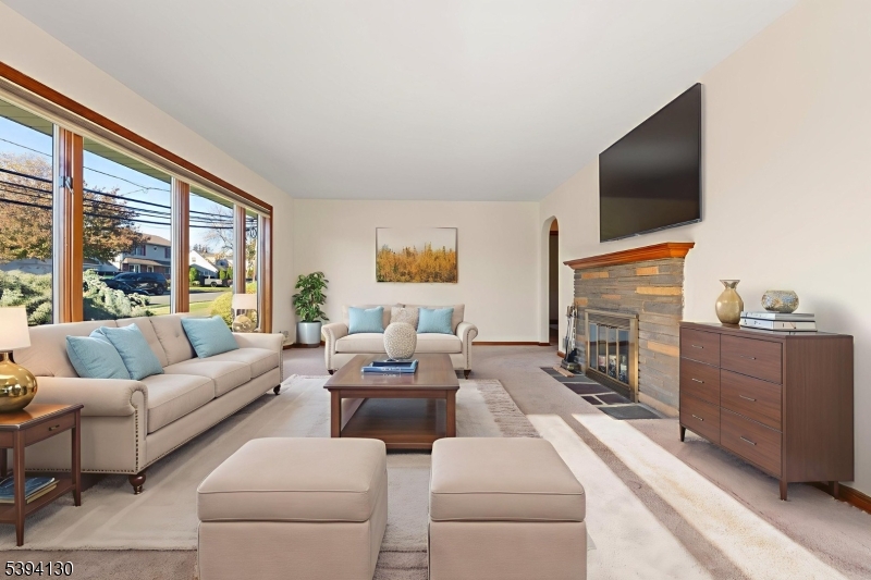 Virtually Staged Living Room