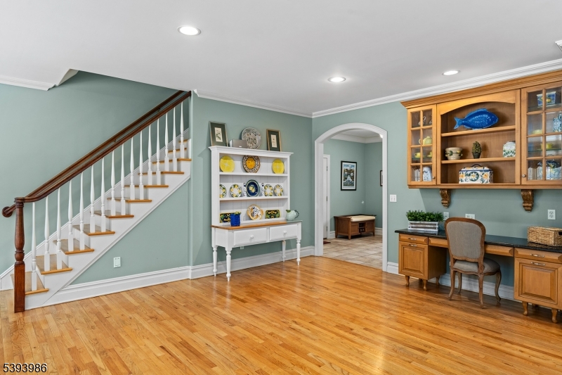 Kitchen - Desk Area Second Staircase; Opens to Mud Room