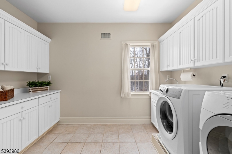 2nd Floor Laundry Room Cabinetry and Counter Space
