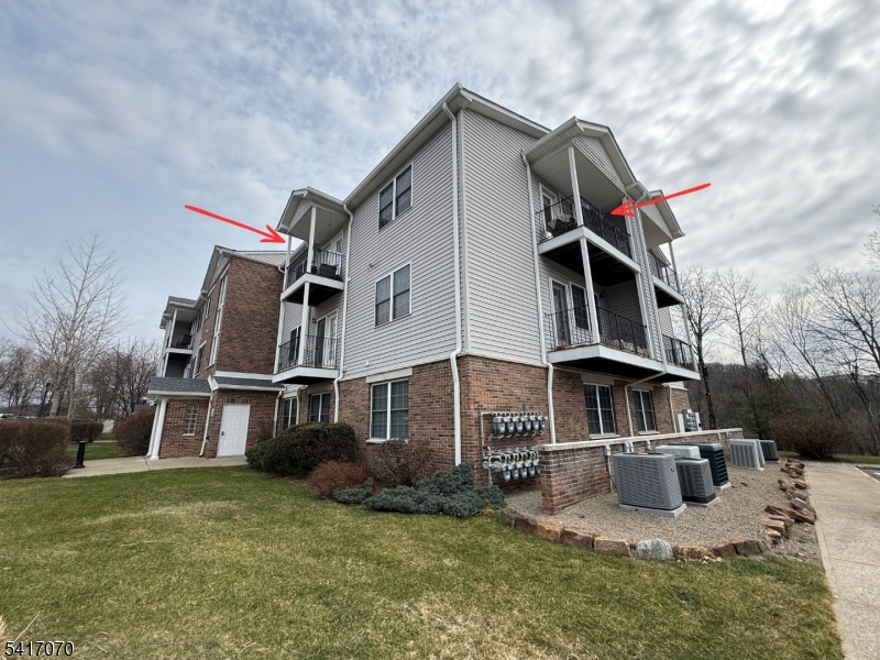 Third Floor End Unit with Two Balconies
