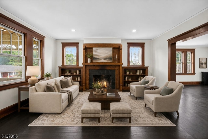 Virtually Staged Living Room