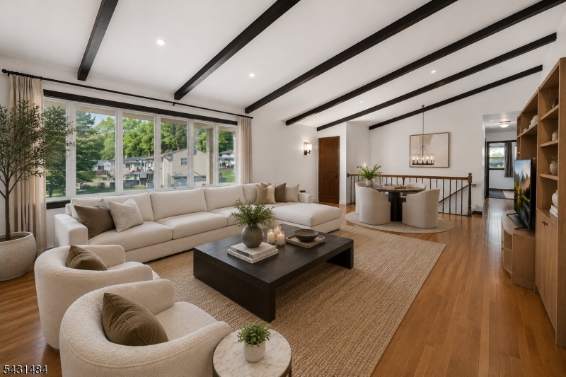 Virtually Staged Living Room