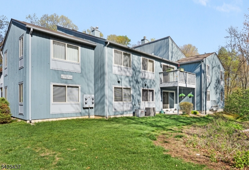 First floor condo patio. this building is set back from the road and very private