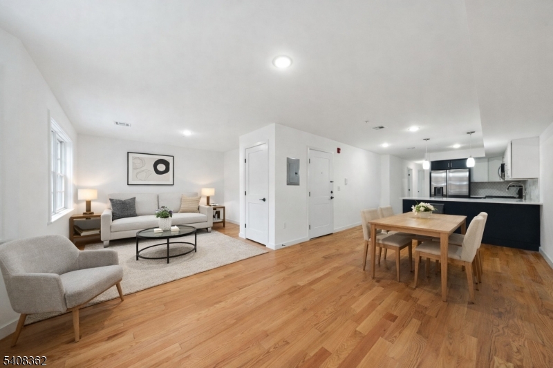 Living/Dining Area Virtually Staged