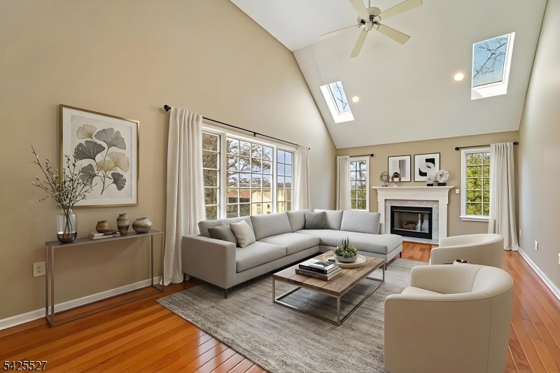 Family Room Virtually Staged