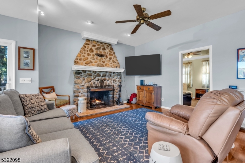 Fireplace in great rm