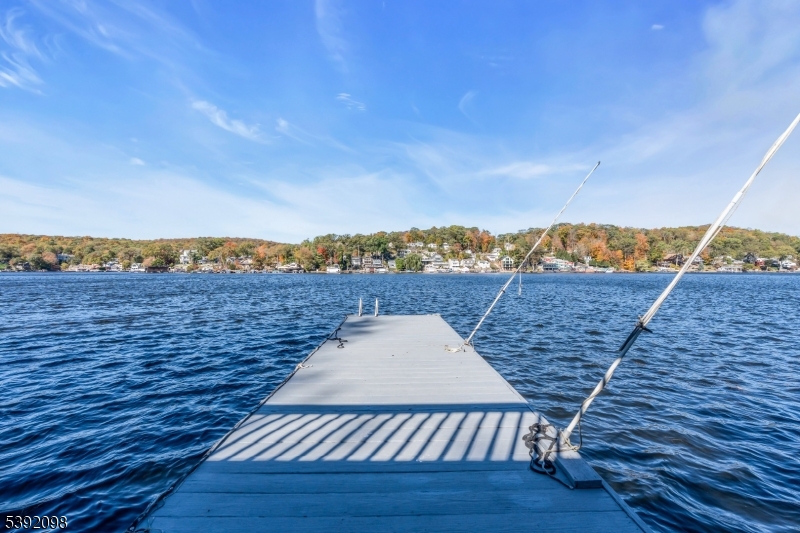 One of two boat docks
