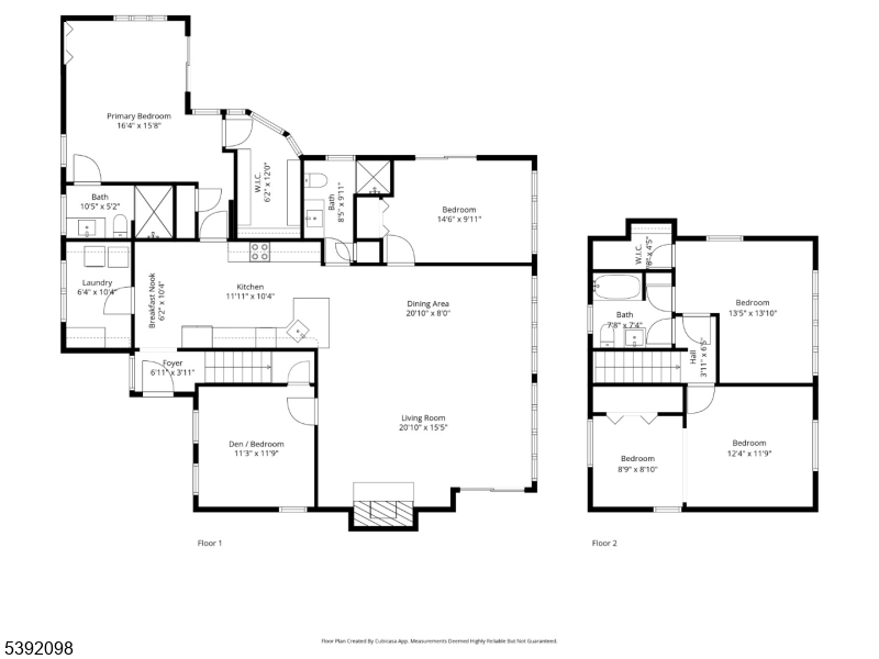 1st and 2nd level floor plans