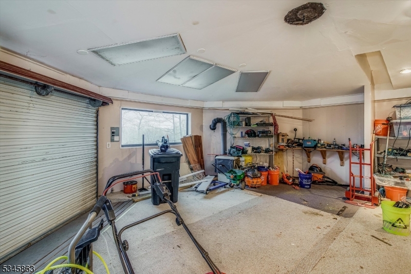 Inside of garage