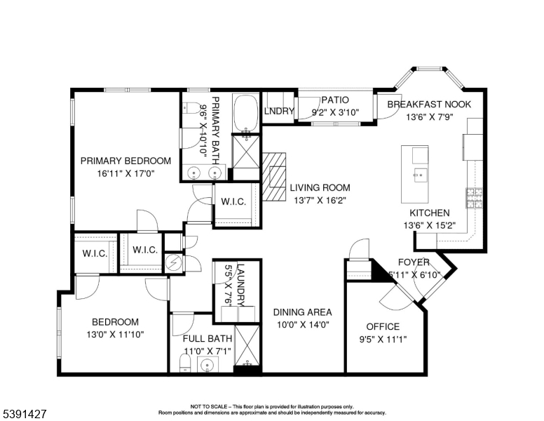 . D1 Floorplan.  See property site for 3-D tour and more info!