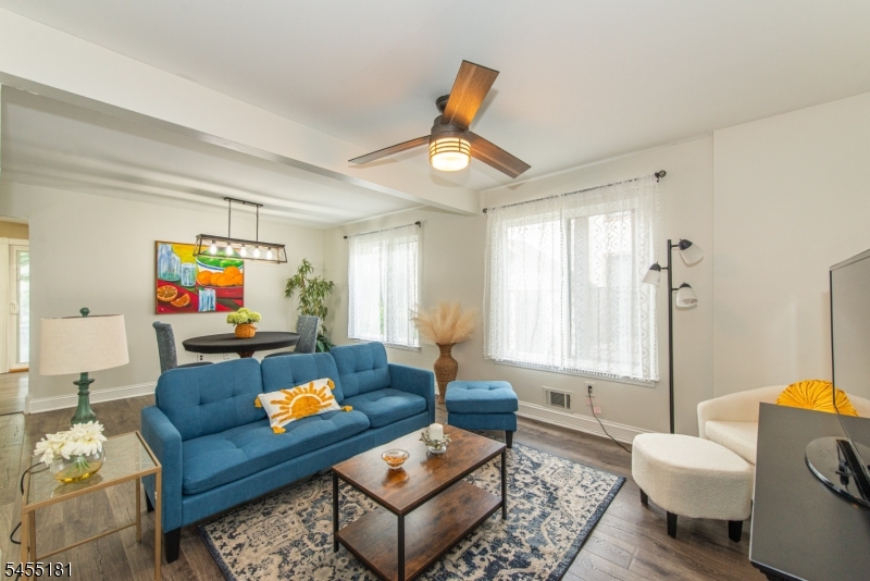 Spacious living room Furniture can be included with the sale.
